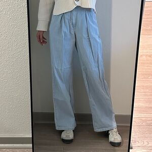 GU Light Blue Wide Leg Pants S